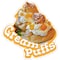 Signmission Cream Puffs Decal Concession Stand Food Truck Sticker, 8" x 4.5", D-DC-8 Cream Puffs19 D-DC-8 Cream Puffs19 - alternate 1